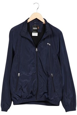 Schott NYC Jacke Herren Anorak Jacket Kurzmantel Gr. XL Marineblau #poonlp6