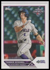 2023 Topps Pro Debut Tanner Schobel Fort Myers Mighty Mussels
