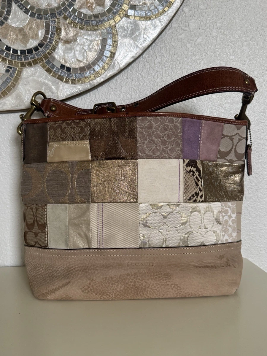 Coach Patchwork Shoulder Bag Exterior Bags & Handbags for Women