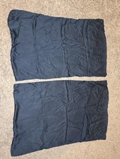 2 taies d'oreiller direct bleu marine bambou reine