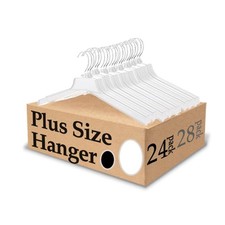 King Mills Extra Wide Clothes Hangers, Percheros para Colgar Ropa, 19 Inch Ex...
