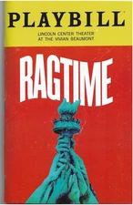 RAGTIME Playbill JOSHUA HENRY, CAISSIE LEVY, BRANDON URANOWITZ, NICHELLE LEWIS