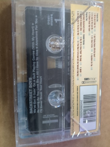 Vintage Backstreet Boys Cassette Tape 90’s Sealed New - Picture 3 of 3