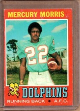 1971 TOPPS MERCURY MORRIS  #91 (VG-EX )