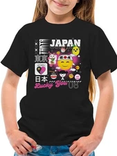 Tokyo Japan Vibrant Icons Cultural Fusion Graphic T-shirt