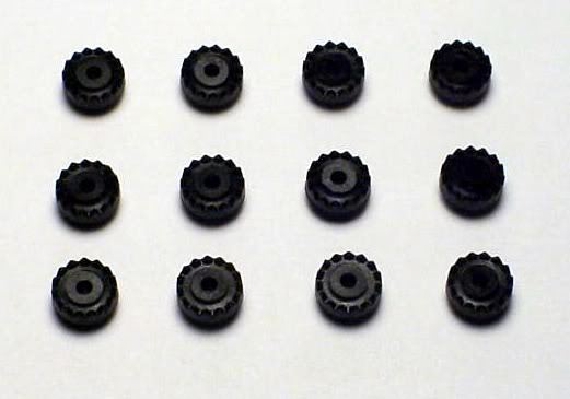 TJET 12 HO Slot Car Crown Gears for Aurora Chassis by Model Motoring