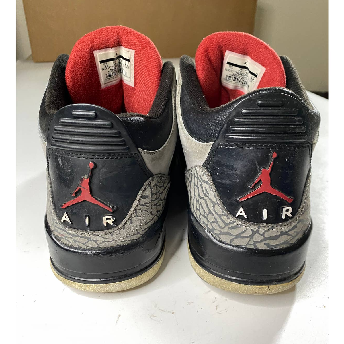 Nike Air Jordan 3 Retro 2011 Stealth Sneakers Men