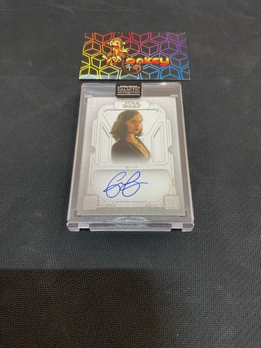 2024 Topps Star Wars Galactic Antiquities Emilia Clarke AUTO #/50 Signed Qi'Ra