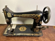 Antique Franklin Treadle Vintage Sewing Machine Made In Usa Foot Powered Repair