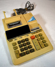 10 Digit  Electronic Printing Calculator SHARP #EL-1197 IV - WORKS AS IT SHOULD!
