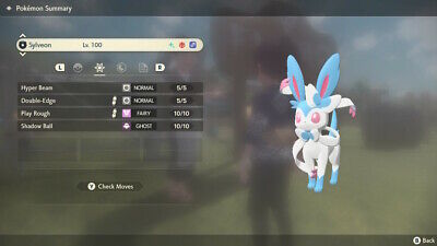 All Eevee Eeveelutions Set Shiny Max Effort Level Stats - Pokemon Legends  Arceus