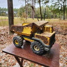 Antique Vintage Tonka XMB 975 Metal Dump Truck Toy Rusty Rustic