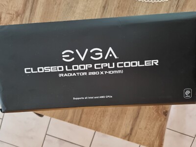 EVGA Closed Loop CPU Kühler 280 x 140 mm for Intel AMD