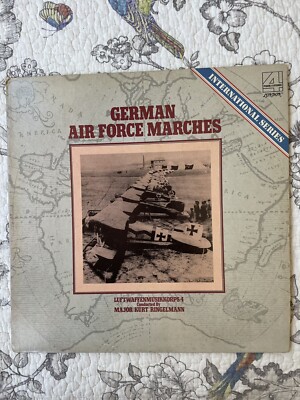 German Air Force Marches - Luftwaffen Musik Korps 4 (1977 Vinyl -London Records)