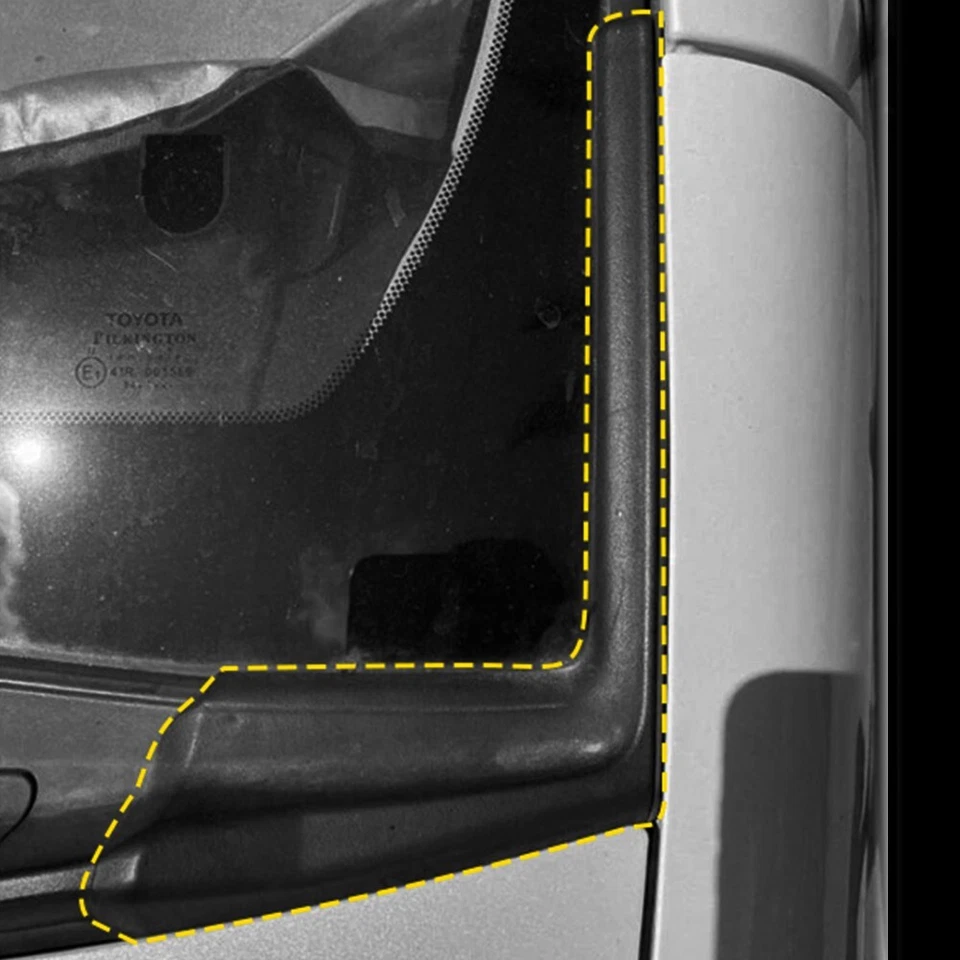 For Toyota Yaris 2012-2015 Front Windshield Wiper Side Cowl Extension Cover Trim - Image 2 of 4