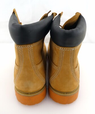 Timberland Shoes 6 Inch Premium WP Wheat/Orange Men Boots Size 11