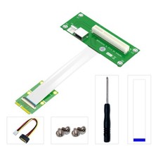 Mini PCI-E to PCI-E Express X8 USB Riser Card with High Speed FPC Cable