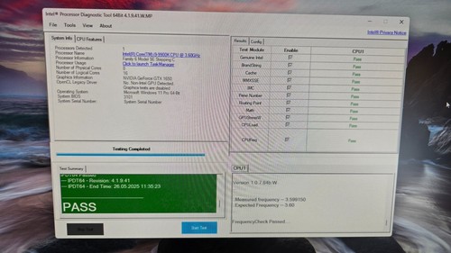 Intel Core i9-9900K CPU 8 Cores 3,60GHz Prozessor LGA1151 CPU mit Test s.Bilder - Bild 3 von 4