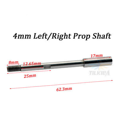DS4D8L16S:1x Shaft 4mm D8mm L16cm drive dog prop nut Stainless Tube for RC Boat 