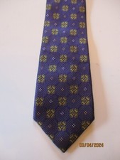 Jos A Bank Blue Silk Neck Tie