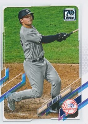2021 Topps #186 LUKE VOIT - New York Yankees