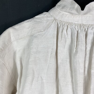 Vintage 1920s French Pure Linen Shirt Biaude Workwear | eBay