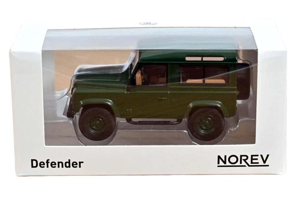 1:43 NOREV ORIGINAL COCHE LAND ROVER DEFENDER VERDE OSCURO 1995 1/43 CAR - Imagen 2 de 2