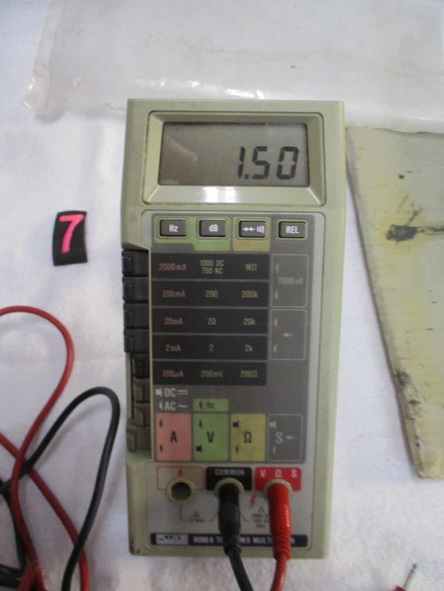 Fluke 8060A RMS Digital Multimeter for sale online | eBay Fluke 8060A RMS Digital Multimeter for sale online | eBay