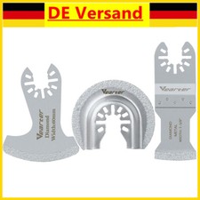 Vearter 3tlg Oszillierende Sägeblatt Multifunktionswerkzeug Zubehör kit