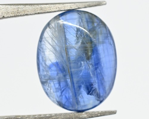 Natural Blue Kyanite 5.10 Ct Untreated Cabochon Certified Loose Gemstone - Picture 4 of 5