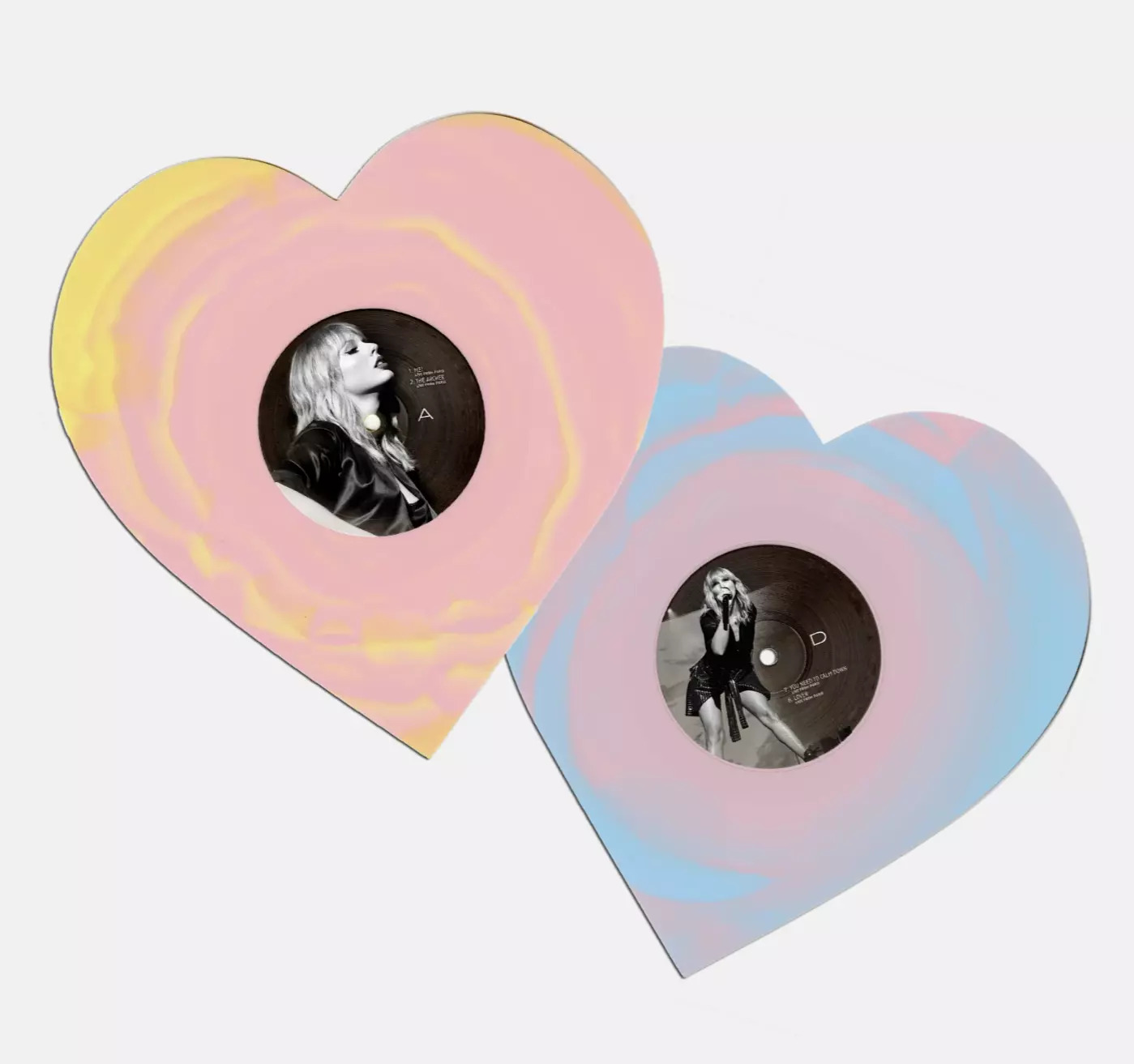 Taylor Swift Lover (Live From Paris) Heart Shaped Vinyl 2025 LLFP SHIPS NOW FAST