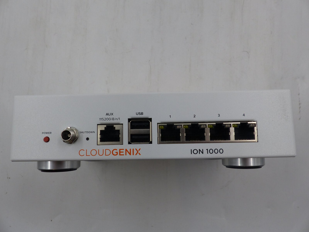CLOUD GENIX ION 1000 SDWAN NETWORK APPLIANCE PLATFORM | eBay