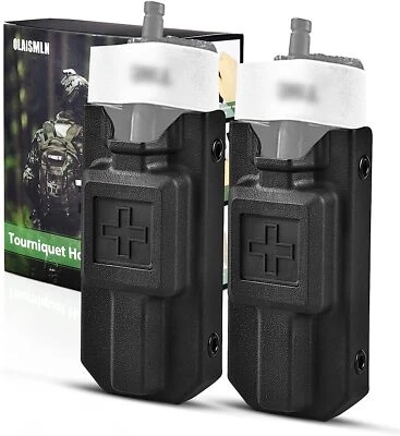 2Pack Tactical Tourniquet Holder Molle Pouch for Gen 7 CAT Tourniquet or Older