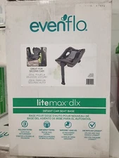 NEW Evenflo LiteMax DLX Infant Car Seat Base With SafeZone LoadLeg Black