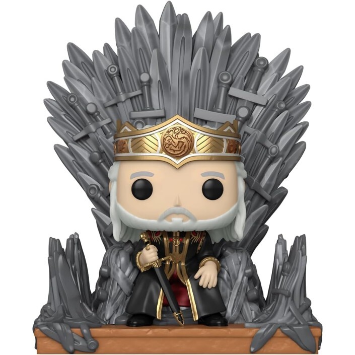 Figura Funko Pop! Televisión La Casa del Dragón Viserys en trono Modelo 12 | 764