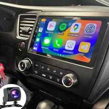 For Honda Civic 2013-2015 Apple Carplay Android Auto Car Stereo Radio Gps Navi