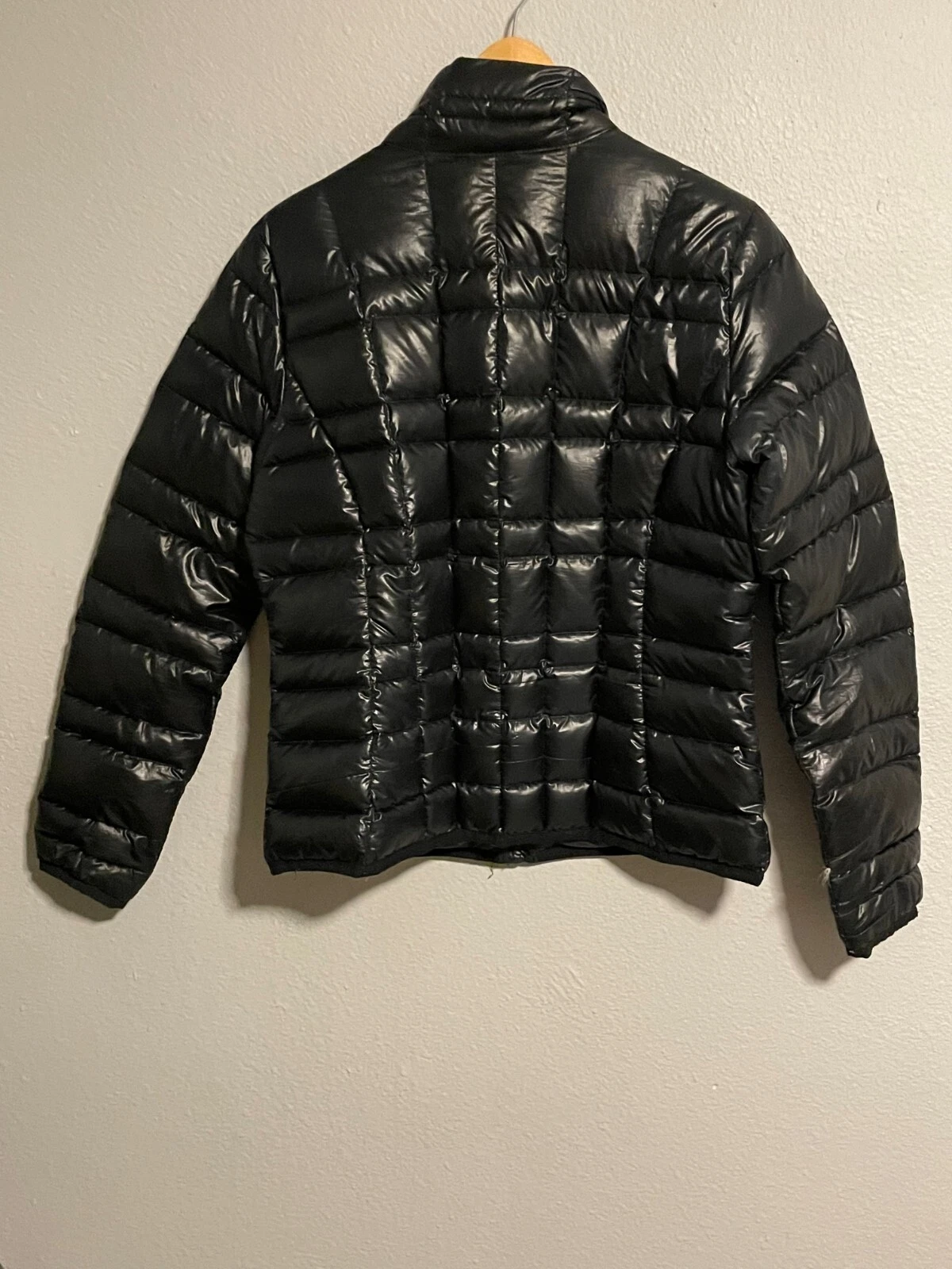 lole puffer insulated full zip mock jacket