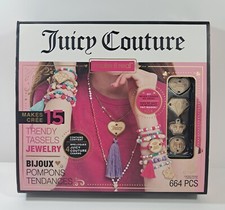 NEW Make It Real Juicy Couture Trendy Tassels Bracelet Making Kit - Kids Jewelry
