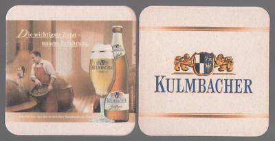alter Bierdeckel Kulmbacher Brauerei AG Edelherb KULMBACH *BD811a
