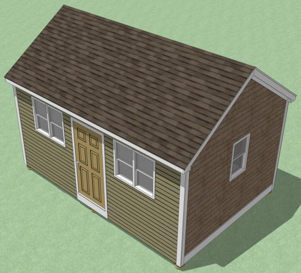 12x18 Shed Plans- How To Build Guide - Step By Step 