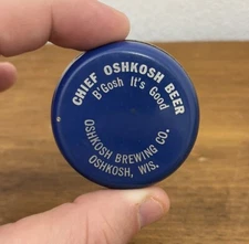 Chief Oshkosh Beer Sign Tape Measure Oshkosh Wisconsin Wi 