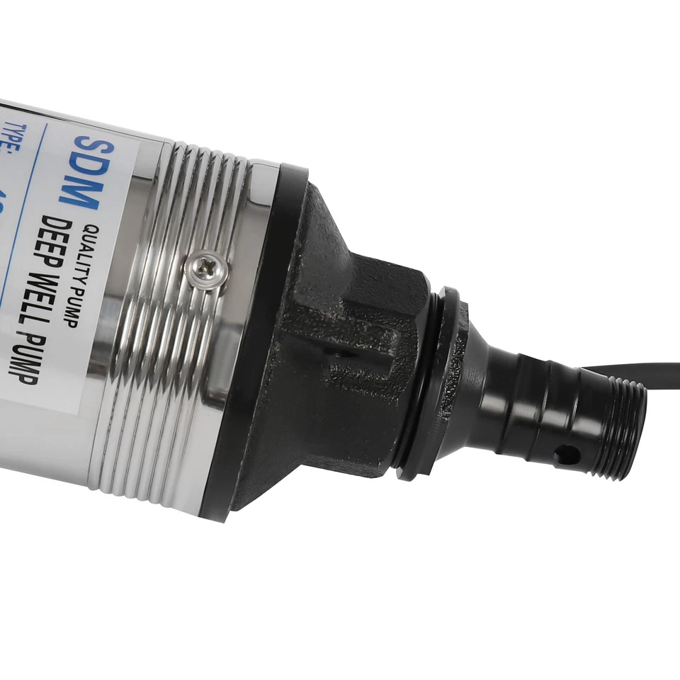 Bomba de agua sumergible de pozo profundo 110 V 0,5 HP acero inoxidable 16 GPM 157 pies ¡Nueva~! Foto 3 de 4