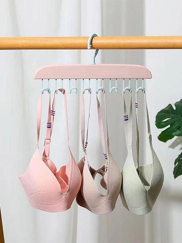 Tank Top Hanger Bra Organizer for Closet 8 Storage Capacity, Non-Slip Holder - Picture 4 of 15