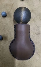 Leather Handmade Shot Bag/Pouch Round Ball, Flintlock, Black Powder, Muzzleloadr
