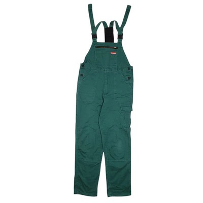 PLANAM Vintage 1980s 90s Dungaree Trousers Green Mens W34 L32