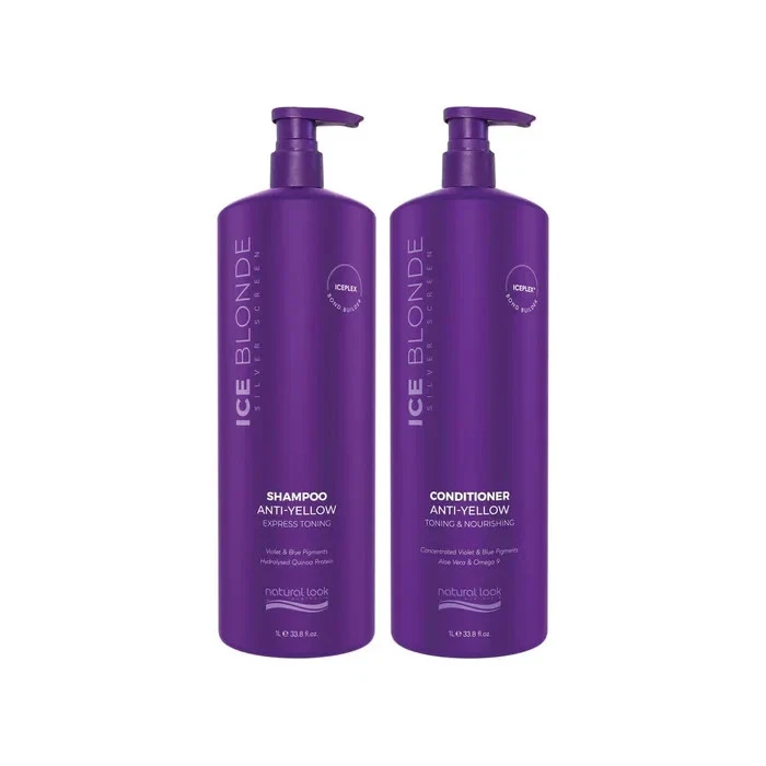 Natural Look SILVER SCREEN Ice Blonde Shampoo 1L & Conditioner 1L DUO PACK - image 2 of 2