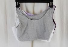 Fruit of The Loom 4 PACK Womens Tank Top Style Sports Bra Assored Colors Size 36