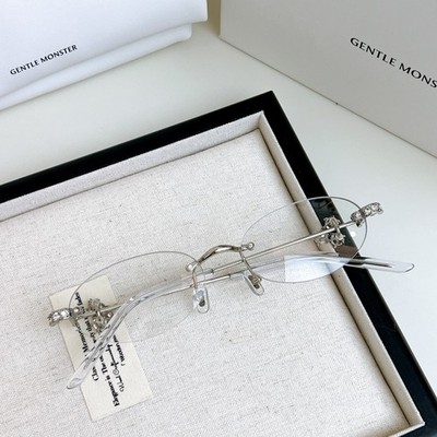 Gentle Monster Jewel Rimless Designer Eyewear - Model: Orora - Size: 55-20-151