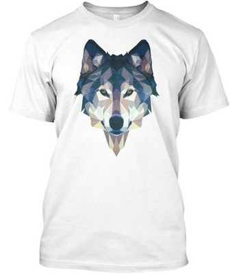 Crystal Wolf T-Shirt Made in the USA Size S to 5XL