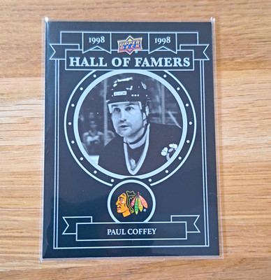 Upper Deck 2025-26 Blackhawks Centennial Paul Coffey Hall of Famers #125